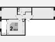 3-комнатная квартира, 60.80 м², 9/18 этаж фото 0