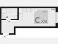 Студия, 27.60 м², 2/18 этаж фото 0