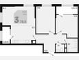 3-комнатная квартира, 78.60 м², 7/9 этаж фото 0