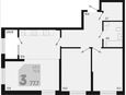3-комнатная квартира, 77.70 м², 2/18 этаж фото 0