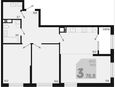3-комнатная квартира, 76.80 м², 10/18 этаж фото 0