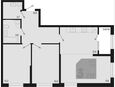 3-комнатная квартира, 77.70 м², 2/18 этаж фото 0