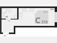 Студия, 27.60 м², 2/18 этаж фото 0