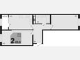 2-комнатная квартира, 65.80 м², 10/18 этаж фото 0