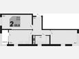 2-комнатная квартира, 65.80 м², 18/18 этаж фото 0