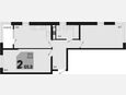 2-комнатная квартира, 65.80 м², 12/18 этаж фото 0