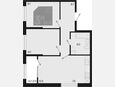 3-комнатная квартира, 61.40 м², 2/18 этаж фото 0