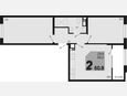 3-комнатная квартира, 60.80 м², 4/18 этаж фото 0