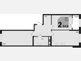 3-комнатная квартира, 64.90 м², 3/18 этаж фото 0