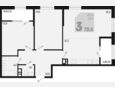 3-комнатная квартира, 78.60 м², 7/9 этаж фото 0